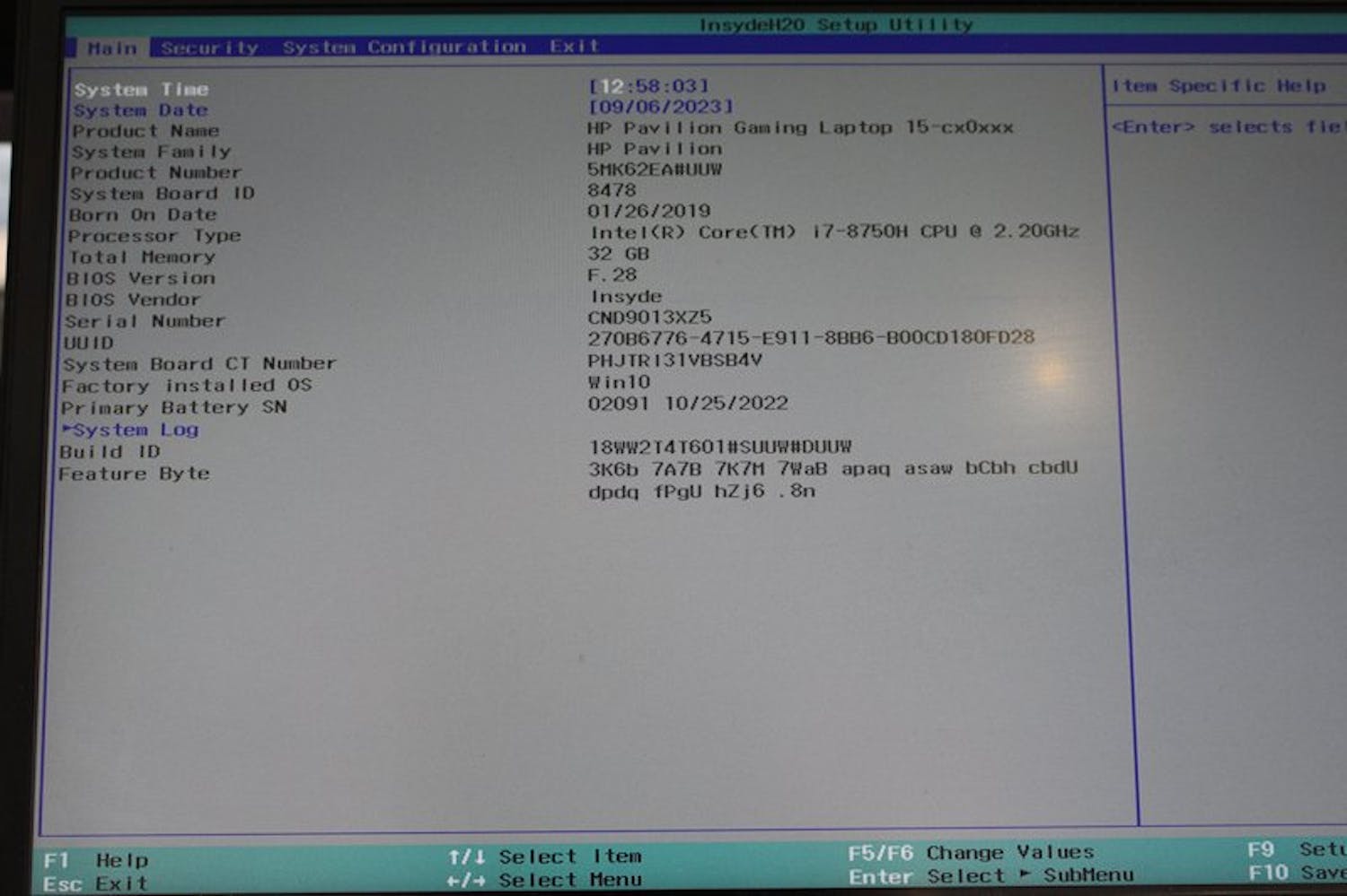 BIOS: Her viser BIOS ganske riktig at maskinen nå har 32 GB RAM. Det forteller oss at modulene er riktig installert på maskinens hovedkort.
